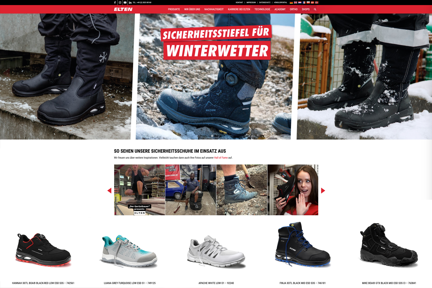 Elten 1 Screenshot von Elten.com