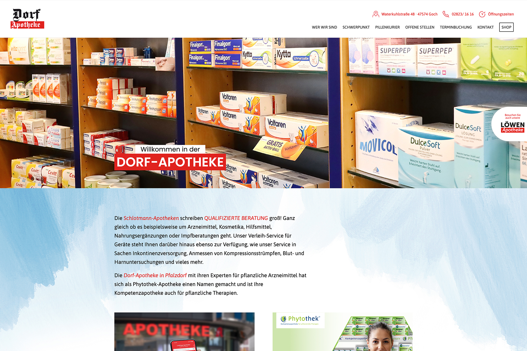 Schlotmann Apotheken 2 Screenshot von Dorf Apotheke